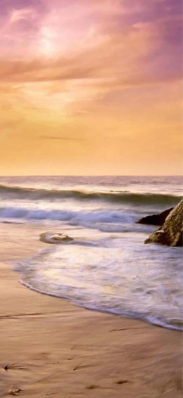iPhone Xs Max Malibu Ocean Side Sunset Sky Background Wallpaper