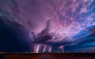 Narly Lightning Storms Frozen Mountain Photography