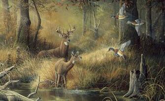 Forest Outdoor Nature Wildlife Wall Murals Decor Place