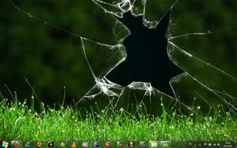 Broken Computer Screen Wallpaper