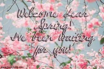 Springtime Welcoming Spring