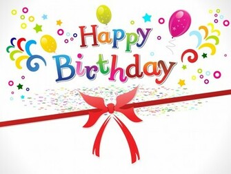 Abstract Happy BirtHDay HD Wallpaper