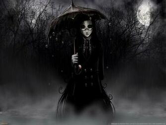 Anime Rain Gothic Wallpaper HD High Resolution