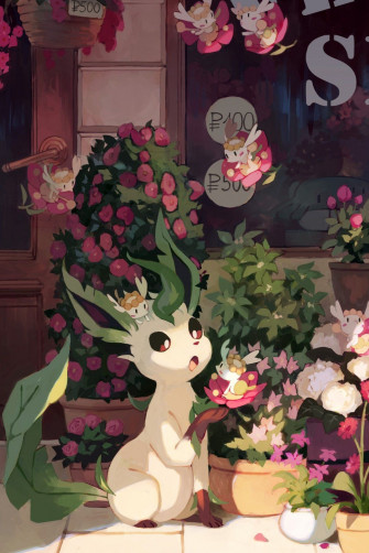 Phone HD Leafeon Wallpaper Image