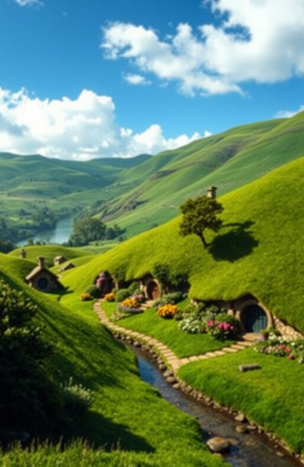 The Hobbit Shire Wallpaper