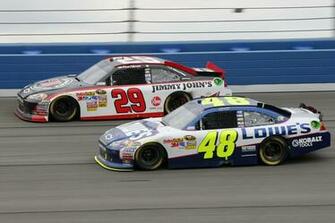 Kevin Harvick Jimmie Johnson Car Nascarfan In