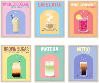 Amazon Jack Meets Kate Cafe Coffee Drink Poster Preppy Wall