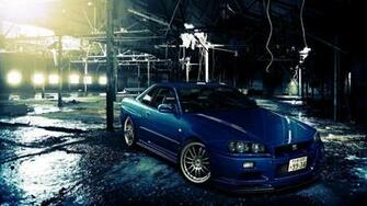 Nissan Skyline Gtr R34 Wallpaper HD Engine Information
