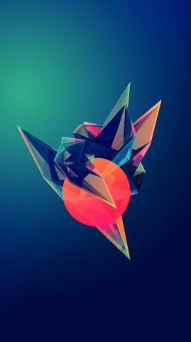 Low Poly Wallpaper R HD Phone