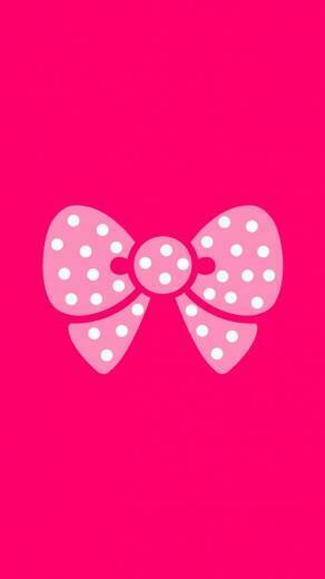 Pink Bow Wallpaper iPhone