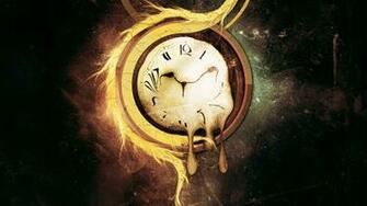 Melting Clock Wallpaper