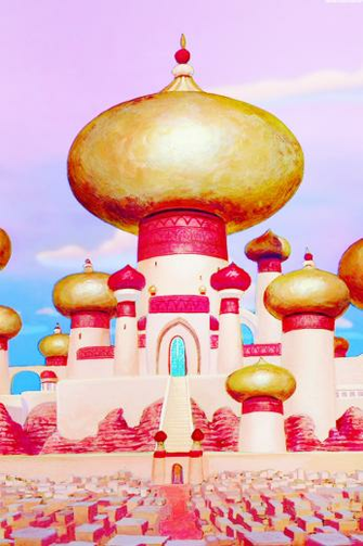 Aladdin Agrabah With Image Disney Art Background