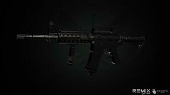 M4a1 Weapon Gun Military Rifle Police F Wallpaper