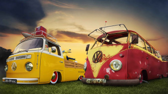 Volkswagen Bus Van Truck Volkswagon Custom Tuning Lowrider Socal