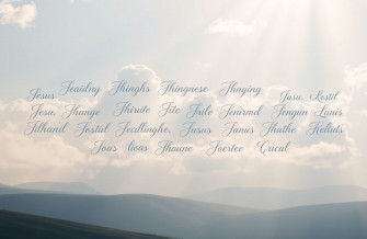 Names Of Jesus Wallpaper