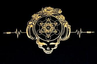Grateful Dead Steal Your Face Wallpaper Screen Printed