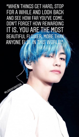 Kim Taehyung Quote Bts Quotes Qoutes