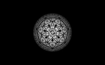 Fullmetal Alchemist Black Transmutation Circle Anime HD Wallpaper