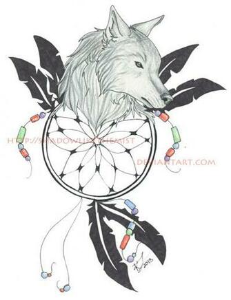 Wolf Dreamcatcher Tattoo By Jethero13