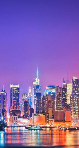 New York Skyline iPhone Wallpaper
