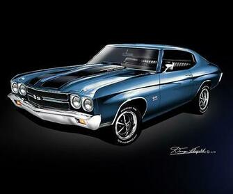 Blue Chevelle Ss Wallpaper Photo Item