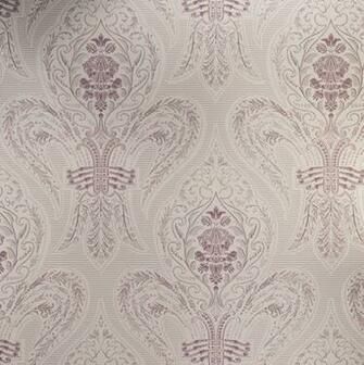 Dark Purple Damask Wallpaper Modern Fabric