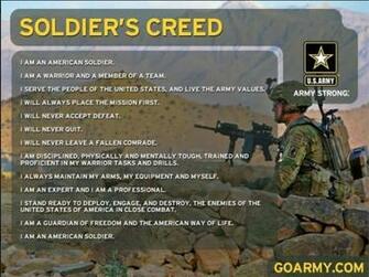 Soldiers Creed
