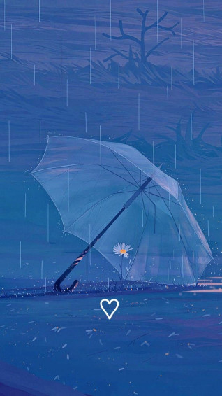 Blue Wallpaper Anime Scenery