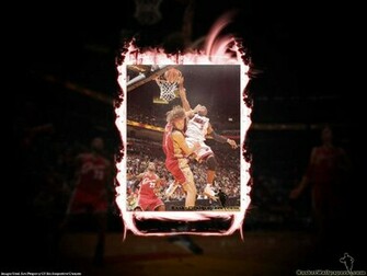 Dwyane Wade Dunk Over Varejao Miami Heat Wallpaper