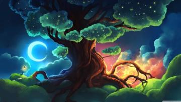 Magic Tree Wallpaper On