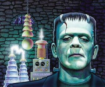 The Bride Along With Her Famous Beau And Fellow Universal Monsters