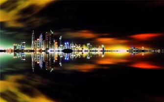 Dubai City Skyline Wallpaper