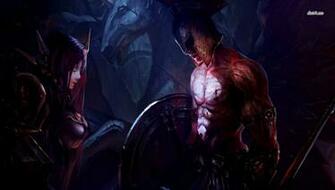 Leona And Pantheon League Of Legends Wallpaper Game