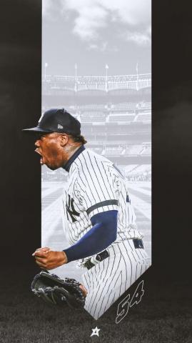 Chapman Wallpaper In New York Yankees Pitchers