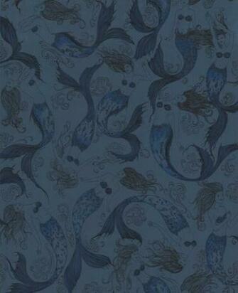 Mermaids Wallpaper Contemporary By Design Public