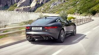 Jaguar F Type R Coupe Stratus Grey Rear HD Wallpaper