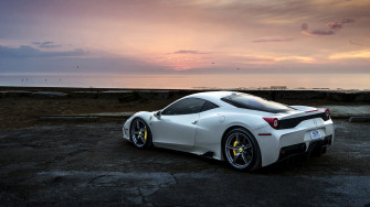 Ferrari White Wallpaper HD Cars 4k
