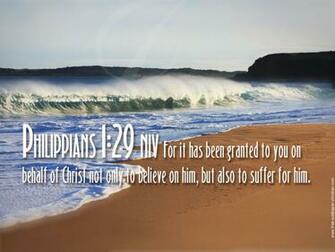 Philippians Suffer For Him Wallpaper Christian
