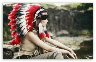 Native American Girl Wallpaper