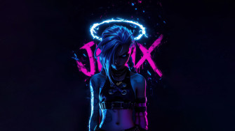 Jinx Wallpaper 4k Neon Art Dark 5k