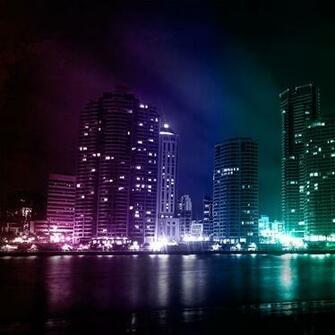 Colorful City Tablet Wallpaper And Background