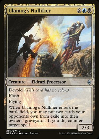 Ulamog S Nullifier Battle For Zendikar Bfz Scryfall