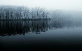 Fog Lake Foggy Morning Abstract Photography HD Desktop Wallpaper