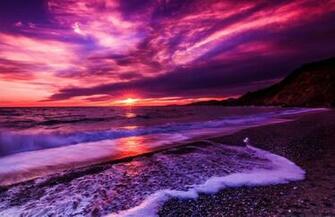 Purple Image Sunsets HD Wallpaper And Background Photos