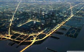 Wallpaper V Seti Dorog Cities Photos City