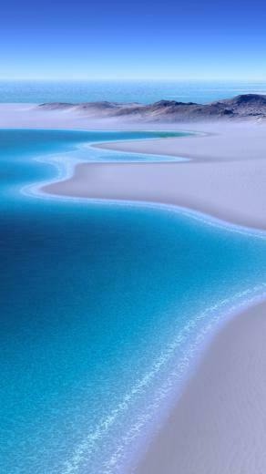 Beach Island iPhone 5s Wallpaper iPad