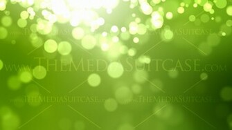 Beautiful Green Background Particles Float Across The Screen Over A