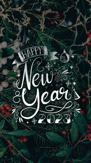 Happy New Year Phone Wallpaper