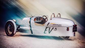 Wallpaper Morgan Ev3 Electric Sport Car Wheeler Re Test