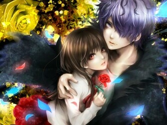 Anime Couples Single Rose